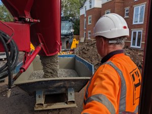 The Delivery of our Ready Mix Concrete to site