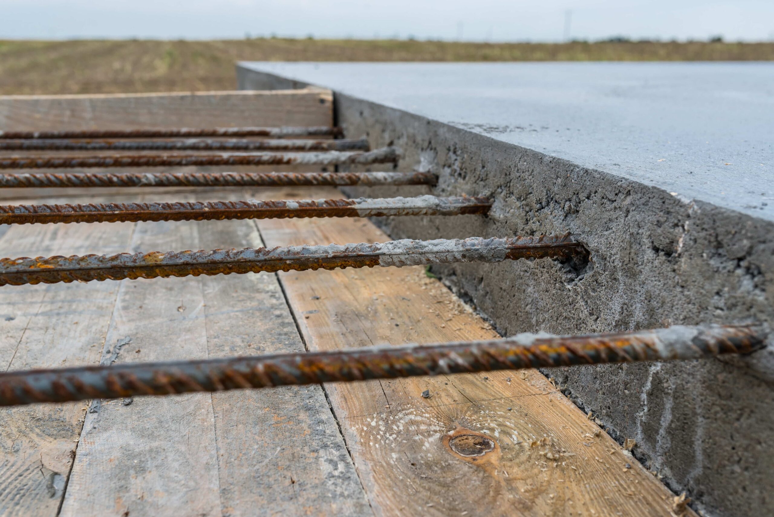 reinforced concrete foundation construction